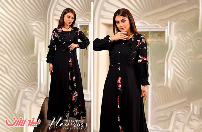 ماکسی شقایق جنس جودون پلاس - ارسال رایگان در یزد ارزان